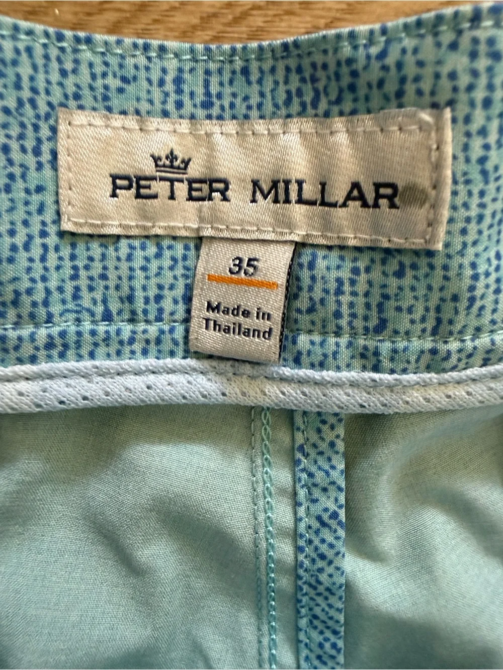 Peter Millar Crown Sport Shackleford Hybrid Shorts Blue Size 35